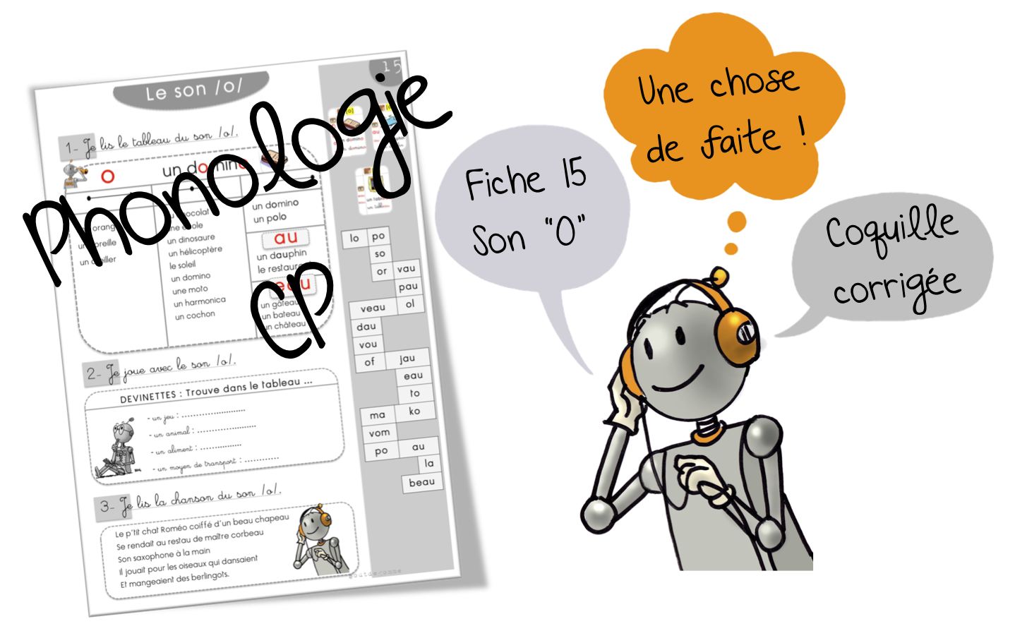 Page De Garde Cahier Phonologie Cp Fiches sons CP : Fichier assemblé et coquille corrigée ! | Bout de Gomme